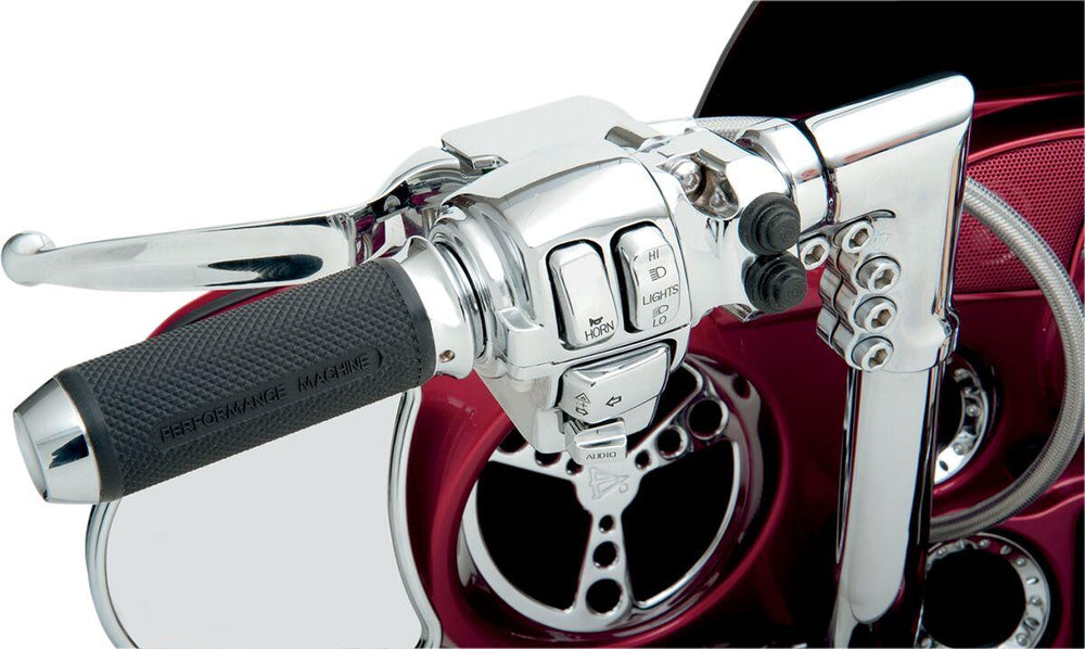 Drag Specialties Switch Cap Kit For Harley Davidson FLHR 1340 1996-1998 - Chrome
