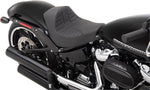 Drag Specialties EZ-On Mount Solo Seat For Harley Davidson FXBR 1750 2018-2020 Scorpion Stitched - Black