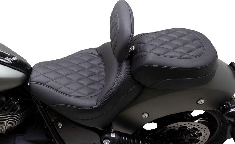 Mustang Standard Touring Solo Seat For Indian Chief 111 ABS 2022-2026 - Black