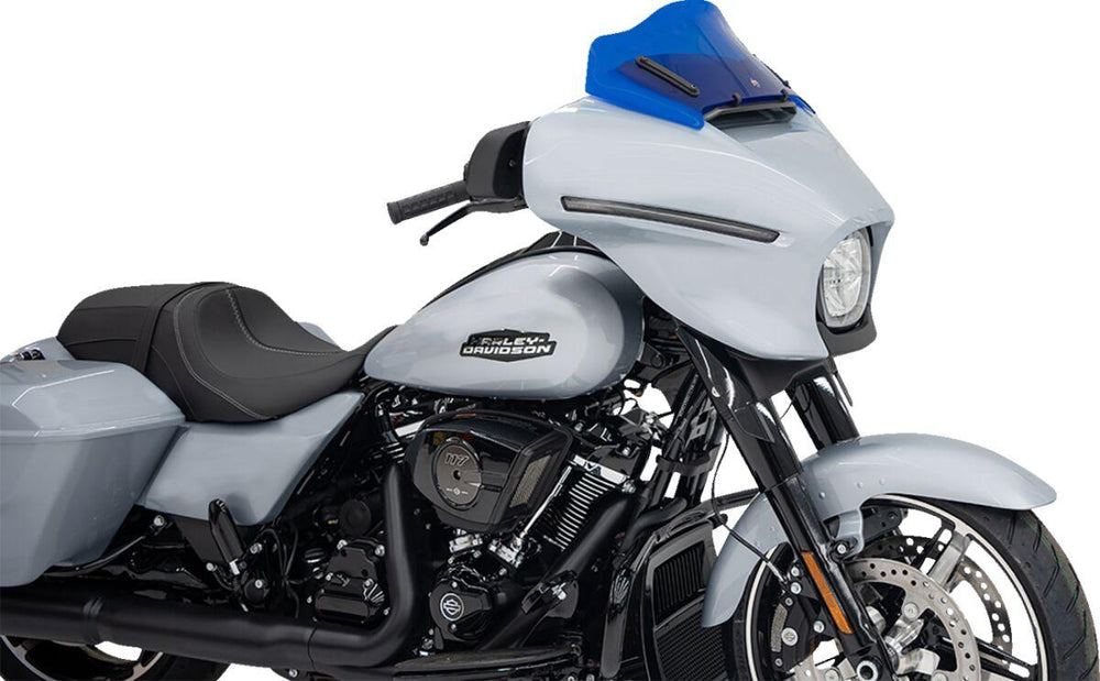 Klock Werks Kolor Flare Windshield For Harley Davidson FLHX 1923 2024-2025 20.5 cm (8") - Blue