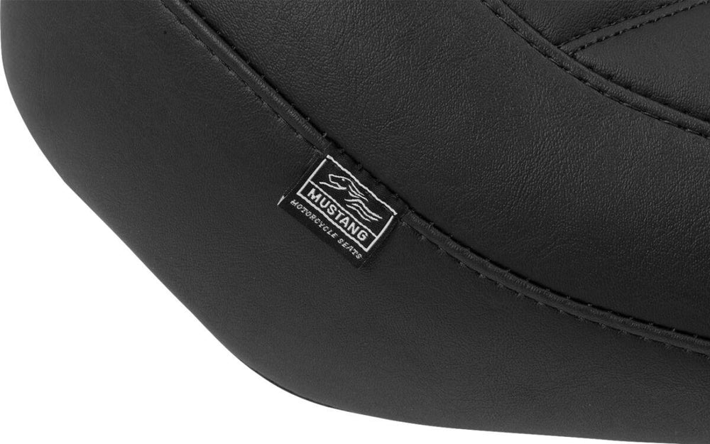 Mustang Wide Tripper Solo Seat For Harley Davidson FLHX 1923 2024-2026 - Black