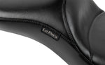 LE Pera Maverick Daddy Long Legs Seat With Backrest For Harley Davidson FLHX 1750 ABS 2023 Smooth - Black