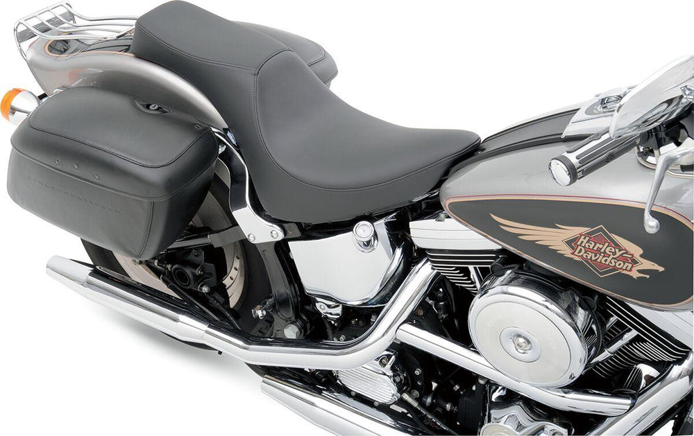 Drag Specialties Predator 2 Up Smooth Seat For Harley Davidson FLST 1340 1987-1990 - Black