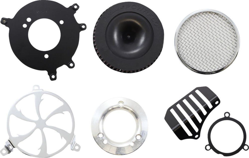 Cobra Air Cleaner Kit For Harley Davidson FLH 1868 ABS 2021 Swept - Chrome