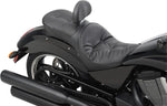 Drag Specialties Ez Glide II Backrest Compatible Low-Profile Leather Touring Seat For Victory High-Ball 106 2012-2016 Pillow - Black