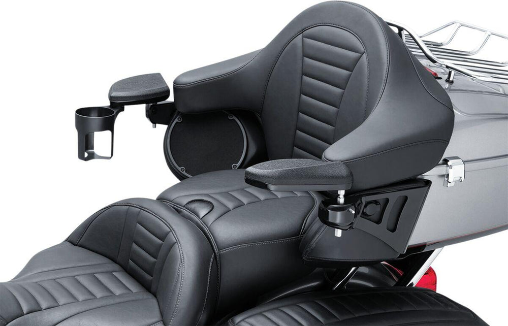 Kuryakyn Passenger Armrests For Harley Davidson FLHTCU 1690 2014-2016 - Black