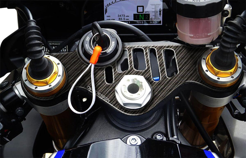 Onedesign Yoke Protector For Yamaha YZF-R1M 1000 ABS 2015-2021 - Carbon Fibre