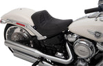 Drag Specialties EZ-On Mount Solo Seat For Harley Davidson FLFB 1750 2018-2020 Scorpion Stitched - Black