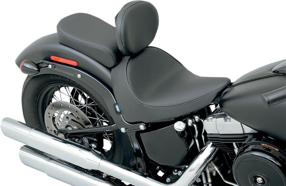 Drag Specialties Backrest Compatible Smooth Solo Seat For Harley Davidson FLS 1690 2012-2016 - Black