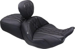 Mustang Deluxe Touring Seat For Harley Davidson FLHX 1923 ABS 2024-2026 - Black