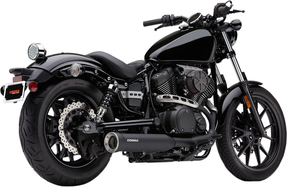 Cobra 4" Silencer For Yamaha XV 950 2014 - Black