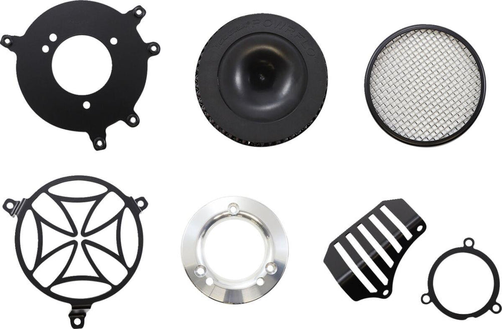 Cobra Air Cleaner Kit For Harley Davidson FLH 1868 ABS 2021 Cross - Black