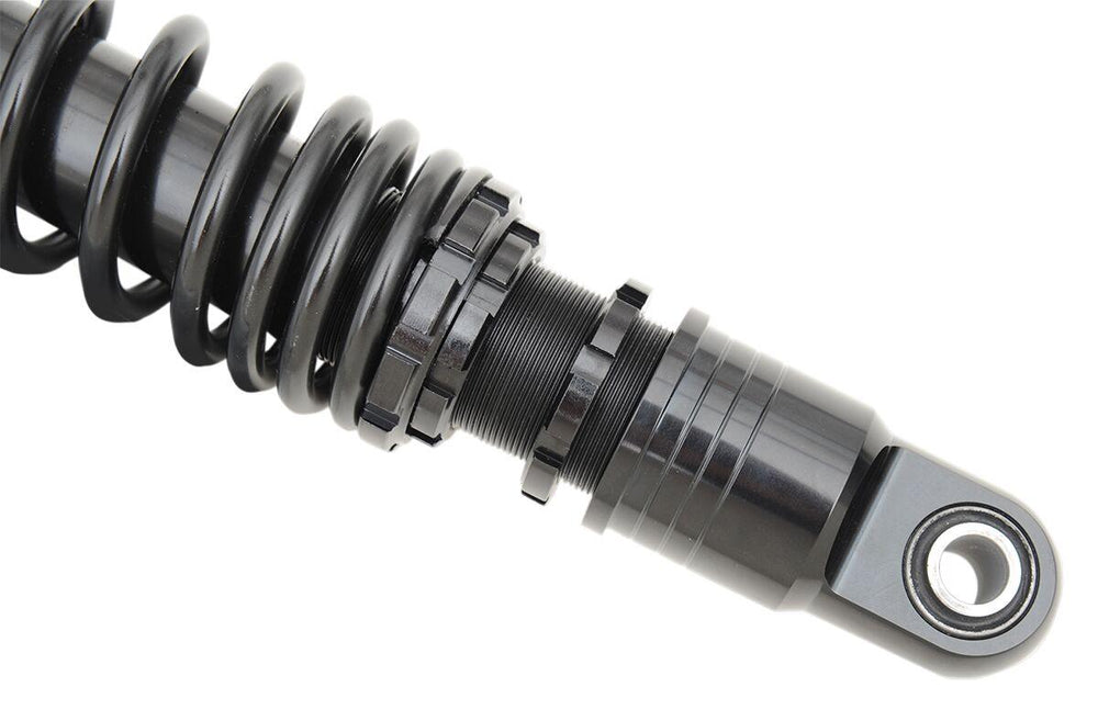 Drag Specialties Premium Ride-Height Adjustable Shocks For Harley Davidson FLHR1340 1994-1998 Rear 279.40 mm (11.00") - Black