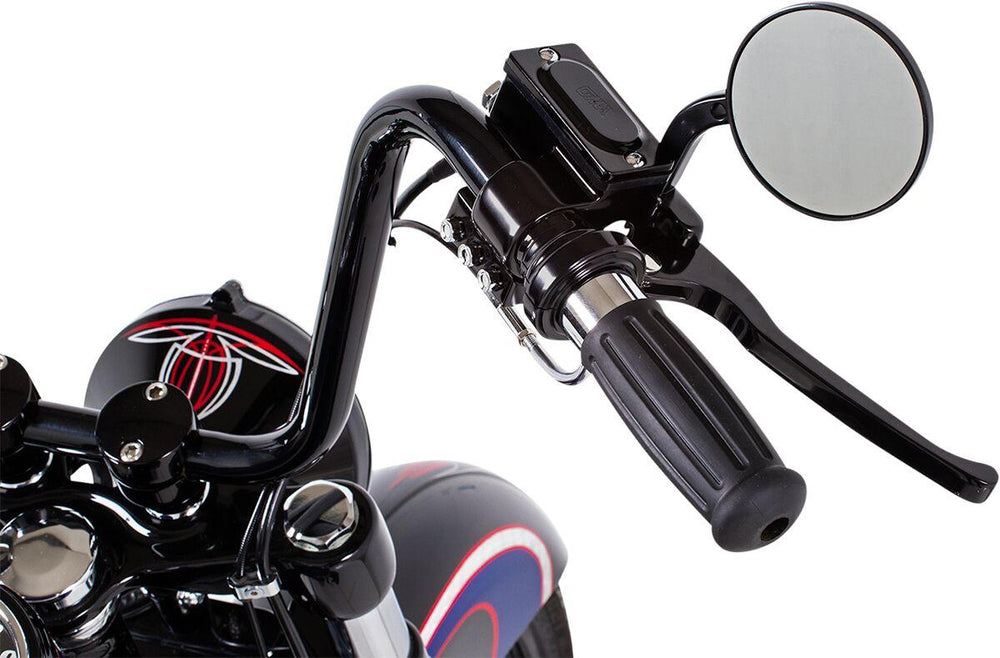 Khrome Werks 1" Handlebar For Harley Davidson FLHR 1340 1997 21 cm (8-1/8") - Black
