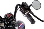 Khrome Werks 1" Handlebar For Harley Davidson FLHR 1340 1997 21 cm (8-1/8") - Black