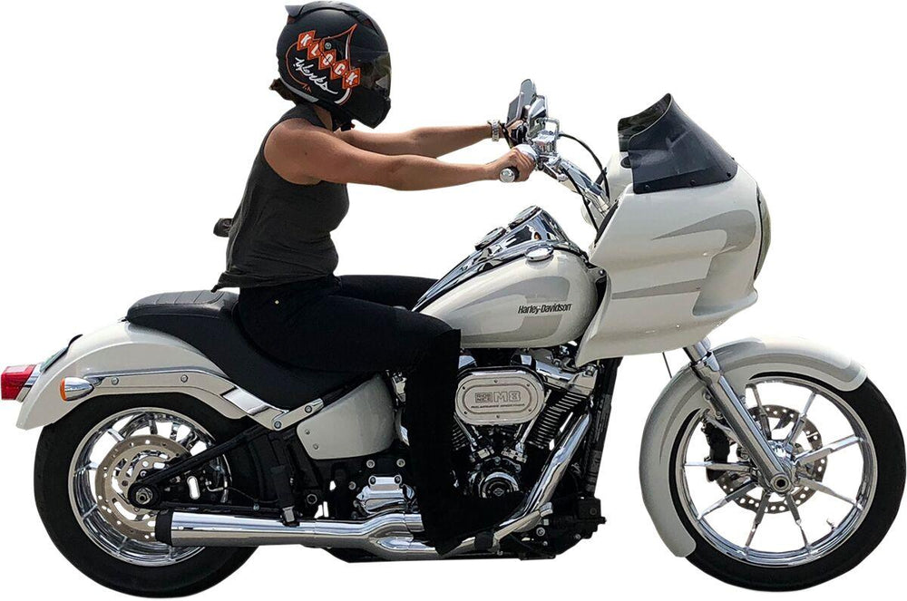Klock Werks Hugger Fender With Mounting Blocks For Harley Davidson FXLR 1750 2018-2020 482.60 mm (19.00") Front 34.3 cm (13-1/2") - Black