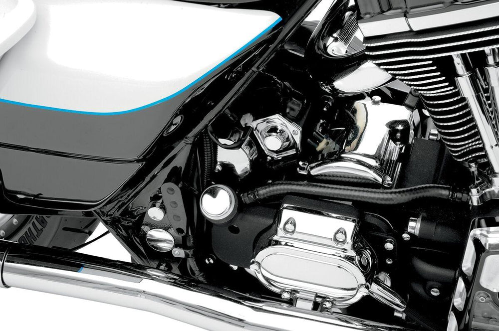 Drag Specialties Solenoid Body Cover for Big Twin For Harley Davidson FLD 1690 2012-2013 - Chrome