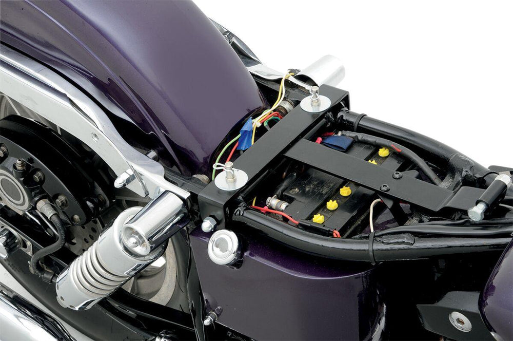 Drag Specialties Mount Kit for Spring Solo Seat For Harley Davidson FL 1200 1958-1977 - Black