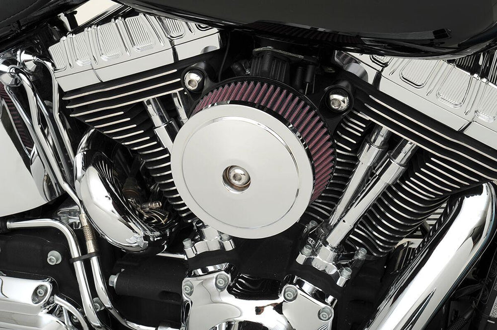 S&S Cycle Bob Dome Stealth Air Cleaner Cover For Harley Davidson FLD 1690 2012-2013 - Chrome