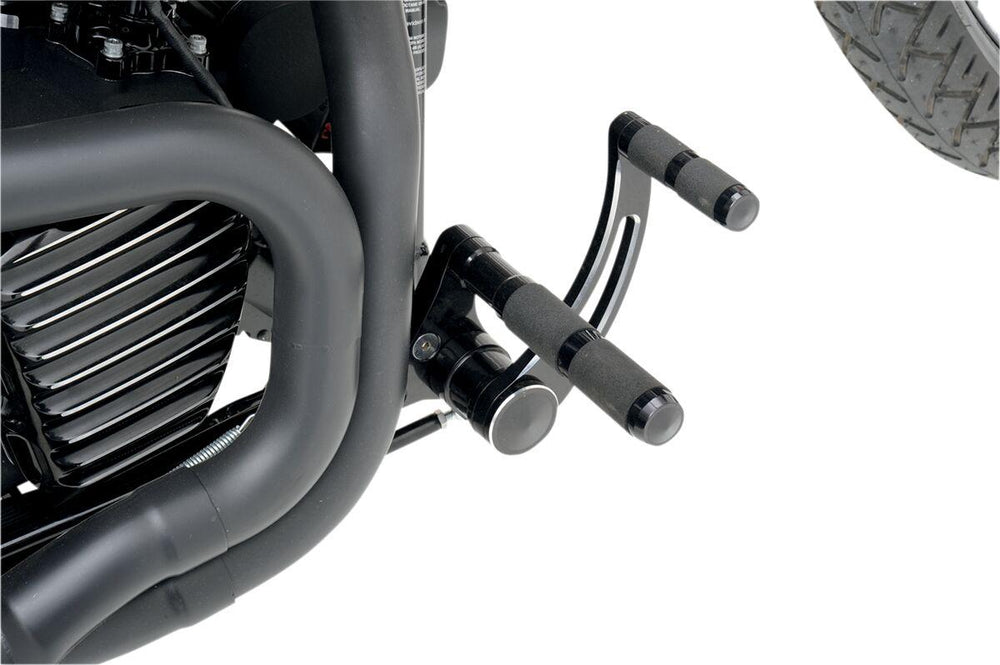 Accutronix Forward Controls For Harley Davidson FLD 1690 2012-2013 Slotted - Black