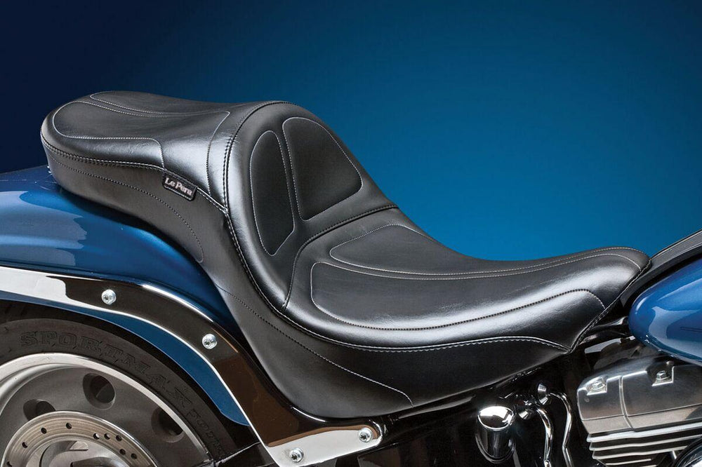 LE Pera Maverick Daddy Long Legs Seat For Harley Davidson FLSTF 1450 2006 - Black