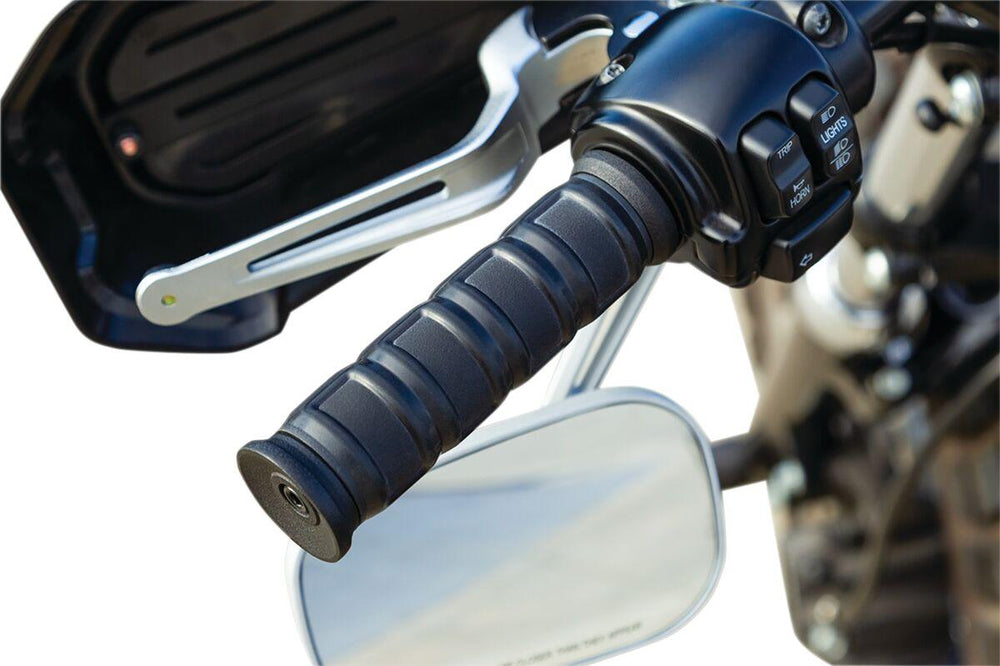 Kuryakyn Dillinger Grips For 1" Bars For Harley Davidson FLD 1690 2012 - Black/Satin