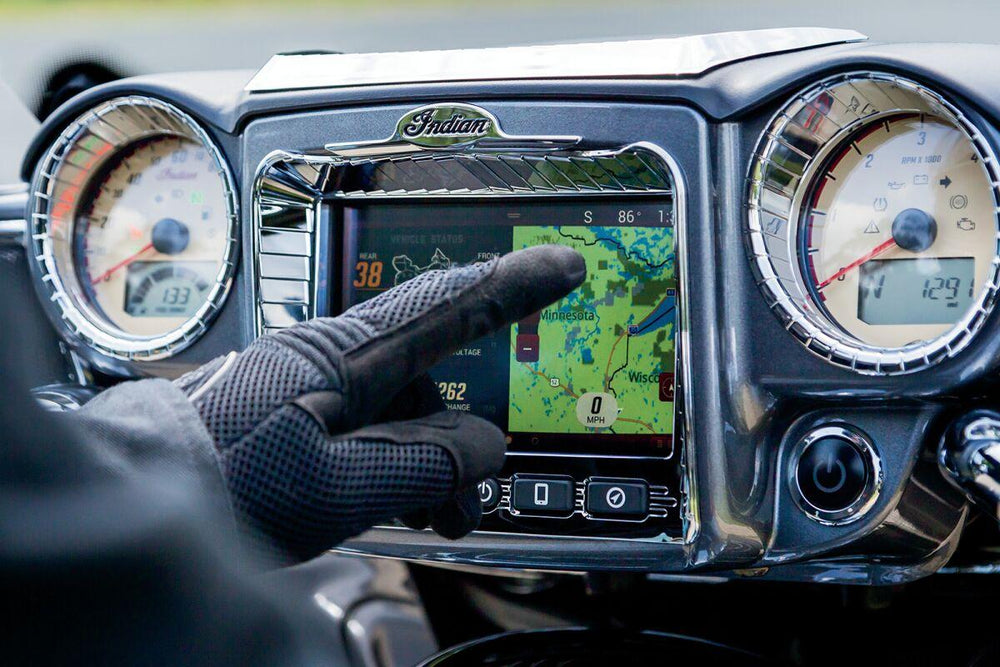 Kuryakyn Aztec Gauge Cluster Accents For Indian Chief 105 2011 - Chrome