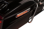 Ciro LED Saddlebag Hinge Covers For Harley Davidson FLH 1868 ABS 2021 - Chrome/Grey/Smoke