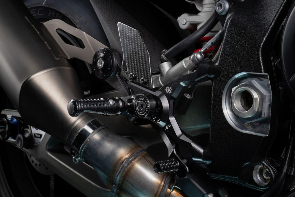 Gilles MUE2 Rearset For BMW M 1000 RR ABS 2021-2026 Left and Right - Black