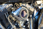 S&S Cycle Air Stinger Stealth Air Cleaner Kit For Harley Davidson FLHR 1584 2008 - Chrome