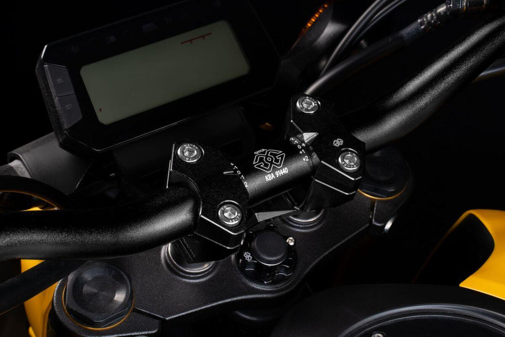 Gilles 2D.GT Handlebar Risers For Honda MSX125 ABS 2022-2026 - Black