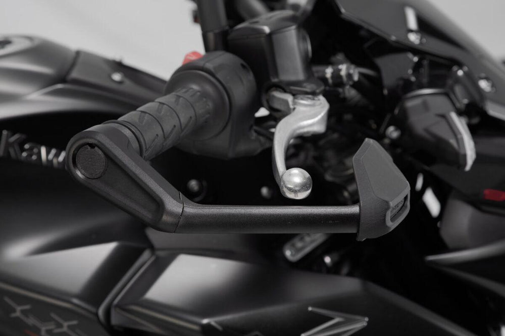 SW Motech Lever Guards with Wind Protection For Yamaha MT-09 2023-2024 - Black