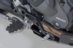 SW Motech Brake Pedal For Ducati Desert X 950 2022-2024 - Black/Silver