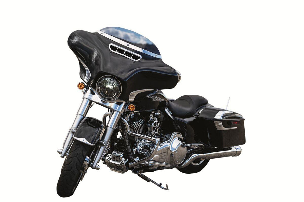 Kuryakyn Steel Fairing/Windshield Trim For Harley Davidson FLHC 1750 2018 - Chrome