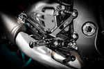 Gilles MUE2 Rearset For Yamaha MT-10 ABS 2022-2024 - Black/Silver
