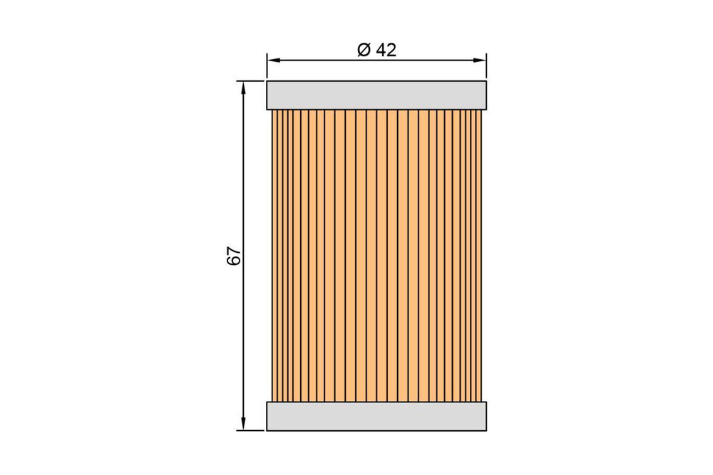 Twin Air Oil Filter for Oil Cooler For Husqvarna FC450 2014-2015