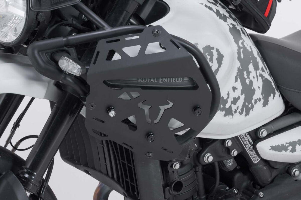 SW Motech SLC Left Side Carrier For Original Crash Bars For Royal Enfield Himalayan 450 2024-2025 - Black