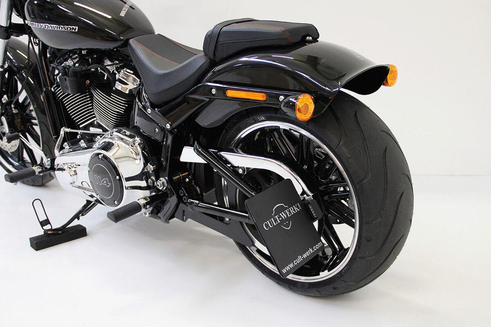 Cult Werk License Plate For Harley Davidson FLDE 1750 2018-2020