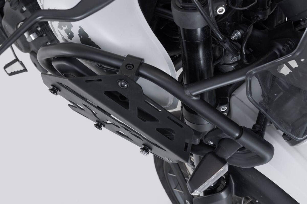 SW Motech SLC Right Side Carrier For Original Crash Bars For Royal Enfield Himalayan 450 2024-2025 - Black