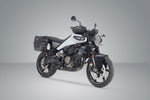 SW Motech Legend Gear LC2 Side Pannier Bag System For Husqvarna Svartpilen 401 2023-2024 - Black/Brown