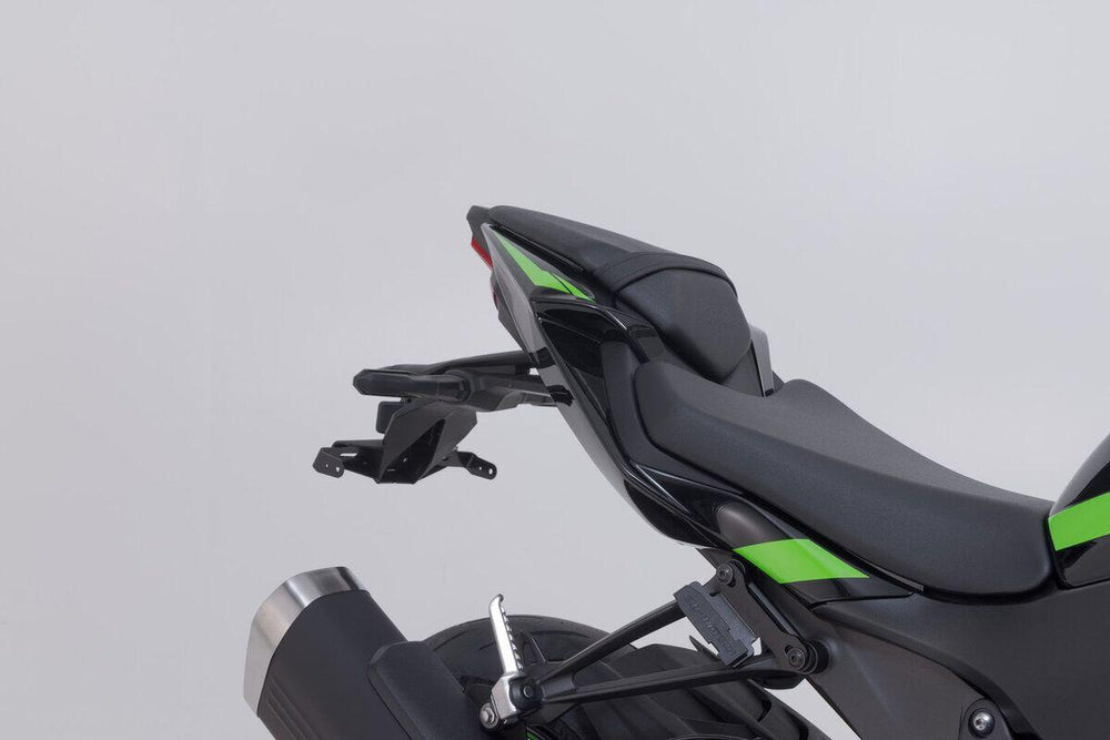 SW Motech Pro Blaze H Saddlebag Set With Edge Protection & Heat Guard For Kawasaki ZX-4 RR 400 Ninja 2025-2026 - Black