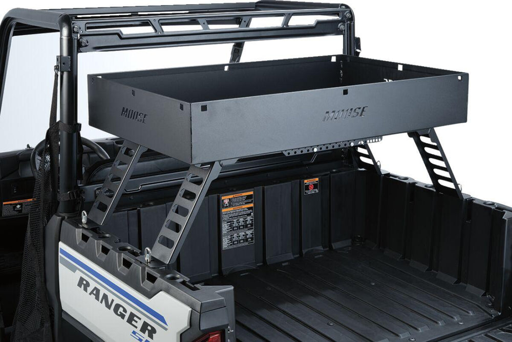 Moose Racing Universal Upper Deck System Cargo Bed Rack - Black