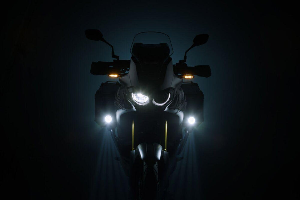 SW Motech EVO High Beam Lights For BMW F 750 GS ABS 2020-2023 Left and Right Front Black Clear