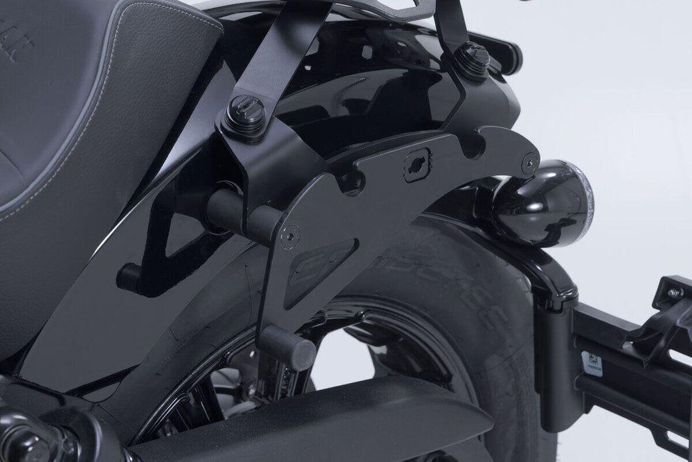 SW Motech SLH Side Pannier Carrier LH1 (Left) For Indian Scout 1250 ABS 2024-2025 Left - Black