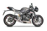 Spark GRID-O Exhaust System For Triumph Street Triple 660S ABS 2018-2022 Stainless Steel