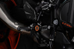 Gilles MUE2 Rearset KTM For KTM Duke 990 ABS 2024-2026 Left and Right - Black/Orange