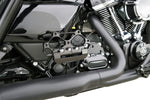 Arlen Ness Diamond Passenger Floorboards For Harley Davidson FLD 1690 2012-2013 - Black