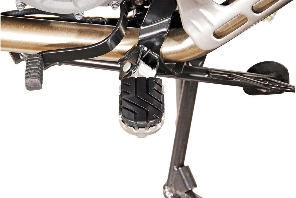 SW Motech ION Footpegs For BMW F 650 GS 2003-2010 - Black Silver