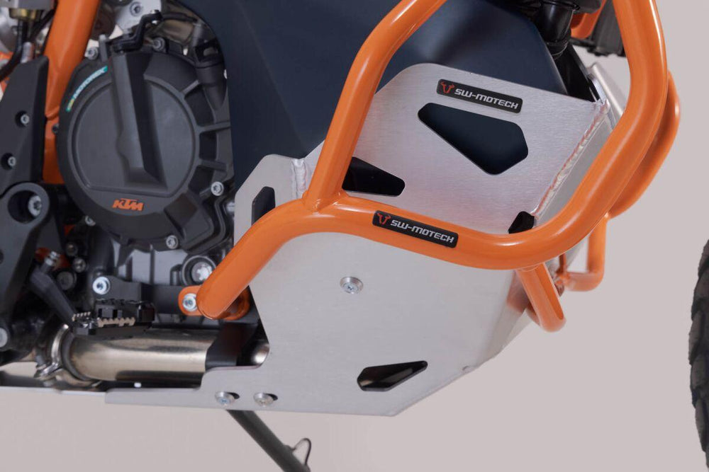 SW Motech Engine Guard For KTM Adventure 790 2019-2024 - Brushed Silver