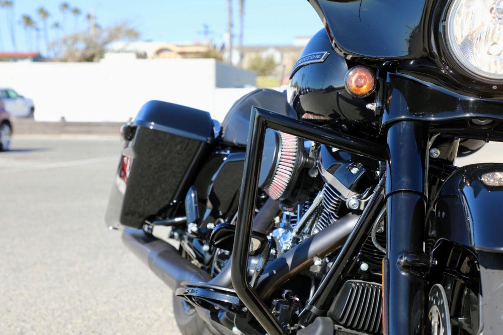 LA Choppers Twin Peaks Engine Guard For Harley Davidson FLH 1868 ABS 2021 - Chrome